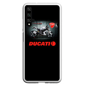 Чехол для Honor 20 с принтом Ducati 4 в Курске, Силикон | Область печати: задняя сторона чехла, без боковых панелей | ducati | moto | дукати | мото | мотоцикл | мотоциклы