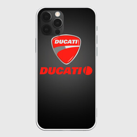 Чехол для iPhone 12 Pro с принтом Ducati 3 в Курске, силикон | область печати: задняя сторона чехла, без боковых панелей | ducati | moto | дукати | мото | мотоцикл | мотоциклы