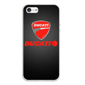Чехол для iPhone 5/5S матовый с принтом Ducati 3 в Курске, Силикон | Область печати: задняя сторона чехла, без боковых панелей | ducati | moto | дукати | мото | мотоцикл | мотоциклы