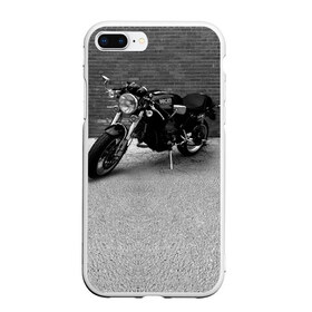 Чехол для iPhone 7Plus/8 Plus матовый с принтом Ducati 1 в Курске, Силикон | Область печати: задняя сторона чехла, без боковых панелей | ducati | moto | дукати | мото | мотоцикл | мотоциклы