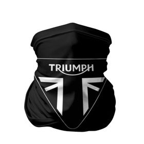 Бандана-труба 3D с принтом Triumph 4 в Курске, 100% полиэстер, ткань с особыми свойствами — Activecool | плотность 150‒180 г/м2; хорошо тянется, но сохраняет форму | moto | triumph | мотоцикл | мотоциклы | триумф