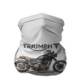 Бандана-труба 3D с принтом Triumph 2 в Курске, 100% полиэстер, ткань с особыми свойствами — Activecool | плотность 150‒180 г/м2; хорошо тянется, но сохраняет форму | moto | triumph | мотоцикл | мотоциклы | триумф