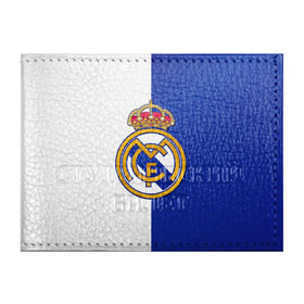 Обложка для студенческого билета с принтом Real Madrid в Курске, натуральная кожа | Размер: 11*8 см; Печать на всей внешней стороне | Тематика изображения на принте: football | испания | клуб | мадрид | реал | фк | футбольный