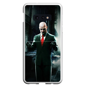 Чехол для Samsung S10E с принтом Hitman в Курске, Силикон | Область печати: задняя сторона чехла, без боковых панелей | Тематика изображения на принте: agent | hitman | агент 47 | хитмэн