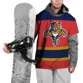 Накидка на куртку 3D с принтом Florida Panthers в Курске, 100% полиэстер |  | florida panthers | hockey | nhl | нхл | хоккей