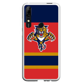 Чехол для Honor P Smart Z с принтом Florida Panthers в Курске, Силикон | Область печати: задняя сторона чехла, без боковых панелей | Тематика изображения на принте: florida panthers | hockey | nhl | нхл | хоккей