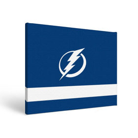 Холст прямоугольный с принтом Tampa Bay Lightning в Курске, 100% ПВХ |  | Тематика изображения на принте: hockey | nhl | tampa bay lightning | нхл | хоккей