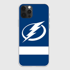 Чехол для iPhone 12 Pro Max с принтом Tampa Bay Lightning в Курске, Силикон |  | Тематика изображения на принте: hockey | nhl | tampa bay lightning | нхл | хоккей