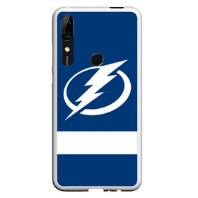 Чехол для Honor P Smart Z с принтом Tampa Bay Lightning в Курске, Силикон | Область печати: задняя сторона чехла, без боковых панелей | hockey | nhl | tampa bay lightning | нхл | хоккей