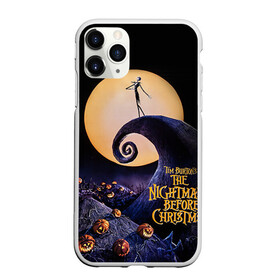 Чехол для iPhone 11 Pro матовый с принтом nightmare before christmas в Курске, Силикон |  | helloween | бертон | бугимен | бугимэн | вампиры | джек скелингтон | доктор филькельштейн | корыто | крыто | кукла | повелитель тыкв | рождество | сhristmas | салли | тим | тим бертон | тыква | хеллоуин | шито