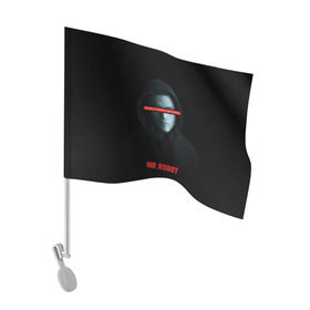 Флаг для автомобиля с принтом Mr Robot в Курске, 100% полиэстер | Размер: 30*21 см | fsociety | mr robot | анонимус | мистер робот