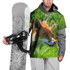 Накидка на куртку 3D с принтом Лисица в Курске, 100% полиэстер |  | животные | лес | лиса | природа | рыжая