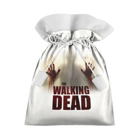 Подарочный 3D мешок с принтом The Walking Dead в Курске, 100% полиэстер | Размер: 29*39 см | the walking dead | америка | апокалипсис | глен | дерил | зомби | карл | кровь | рик | сша | ходячие мертвецы