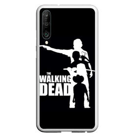 Чехол для Honor P30 с принтом The Walking Dead в Курске, Силикон | Область печати: задняя сторона чехла, без боковых панелей | the walking dead | америка | апокалипсис | глен | дерил | зомби | карл | кровь | рик | сша | ходячие мертвецы