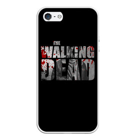 Чехол для iPhone 5/5S матовый с принтом The Walking Dead в Курске, Силикон | Область печати: задняя сторона чехла, без боковых панелей | the walking dead | америка | апокалипсис | глен | дерил | зомби | карл | кровь | рик | сша | ходячие мертвецы