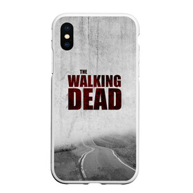 Чехол для iPhone XS Max матовый с принтом The Walking Dead в Курске, Силикон | Область печати: задняя сторона чехла, без боковых панелей | the walking dead | америка | апокалипсис | глен | дерил | зомби | карл | кровь | рик | сша | ходячие мертвецы