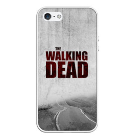 Чехол для iPhone 5/5S матовый с принтом The Walking Dead в Курске, Силикон | Область печати: задняя сторона чехла, без боковых панелей | the walking dead | америка | апокалипсис | глен | дерил | зомби | карл | кровь | рик | сша | ходячие мертвецы