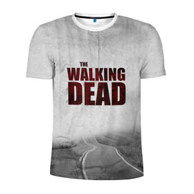 Мужская футболка 3D спортивная с принтом The Walking Dead в Курске, 100% полиэстер с улучшенными характеристиками | приталенный силуэт, круглая горловина, широкие плечи, сужается к линии бедра | Тематика изображения на принте: the walking dead | америка | апокалипсис | глен | дерил | зомби | карл | кровь | рик | сша | ходячие мертвецы