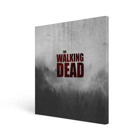 Холст квадратный с принтом The Walking Dead в Курске, 100% ПВХ |  | the walking dead | америка | апокалипсис | глен | дерил | зомби | карл | кровь | рик | сша | ходячие мертвецы