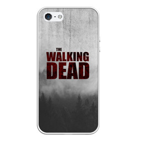 Чехол для iPhone 5/5S матовый с принтом The Walking Dead в Курске, Силикон | Область печати: задняя сторона чехла, без боковых панелей | the walking dead | америка | апокалипсис | глен | дерил | зомби | карл | кровь | рик | сша | ходячие мертвецы