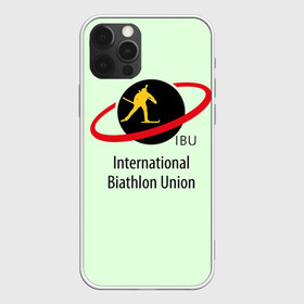 Чехол для iPhone 12 Pro Max с принтом IBU в Курске, Силикон |  | biathlon | ibu | international biathlon union | биатлон | гонка | зимний спорт | кубок мира | олимпиада | спорт | спринт | чемпионат | чемпионат мира | эстафета