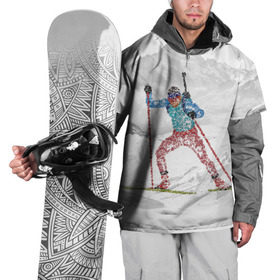 Накидка на куртку 3D с принтом Спортсмен биатлонист в Курске, 100% полиэстер |  | biathlon | биатлон | гонка | зимний спорт | кубок мира | олимпиада | спорт | спринт | чемпионат | чемпионат мира | эстафета