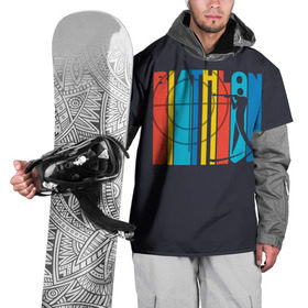 Накидка на куртку 3D с принтом Радужный спорт в Курске, 100% полиэстер |  | biathlon | биатлон | гонка | зимний | кубок мира | олимпиада | спринт | чемпионат | чемпионат мира | эстафета