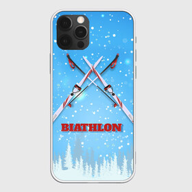 Чехол для iPhone 12 Pro Max с принтом Биатлон Зима в Курске, Силикон |  | biathlon | биатлон | гонка | зимний спорт | кубок мира | олимпиада | спорт | спринт | чемпионат | чемпионат мира | эстафета