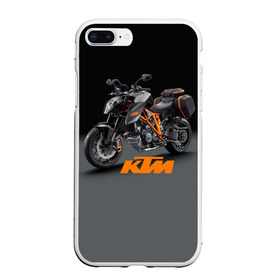 Чехол для iPhone 7Plus/8 Plus матовый с принтом KTM 4 в Курске, Силикон | Область печати: задняя сторона чехла, без боковых панелей | ktm | moto | катээм | ктм | мото | мотоцикл | мотоциклы