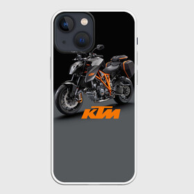 Чехол для iPhone 13 mini с принтом KTM 4 в Курске,  |  | ktm | moto | катээм | ктм | мото | мотоцикл | мотоциклы