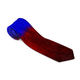 Галстук 3D с принтом Триколор (Краской на земле) в Курске, 100% полиэстер | Длина 148 см; Плотность 150-180 г/м2 | russia | белый | красный | российский флаг | россия | синий | триколор
