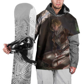Накидка на куртку 3D с принтом Cave в Курске, 100% полиэстер |  | annie leonhardt | attack on titan | атака титанов | вторжение гигантов | энни леонхарт