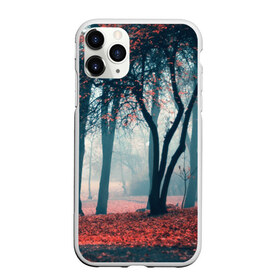 Чехол для iPhone 11 Pro матовый с принтом Осень в Курске, Силикон |  | autumn | bright | colors | forest | paint | trees | деревья | краски | лес | осень | цвета | яркие