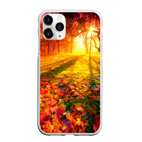 Чехол для iPhone 11 Pro матовый с принтом Осень в Курске, Силикон |  | autumn | bright | colors | forest | trees | деревья | краски | лес | лучи | осень | солнце | цвета | яркие