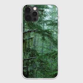 Чехол для iPhone 12 Pro Max с принтом Дремучий лес в Курске, Силикон |  | camouflage | dense | fog | forest | spruce | tree | дремучий | ёлка | ельник | камуфляж | лес | маскировка | туман