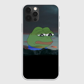 Чехол для iPhone 12 Pro Max с принтом Sad frog в Курске, Силикон |  | pepe | пепе