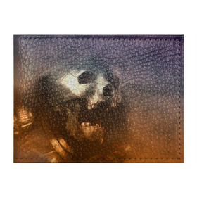 Обложка для студенческого билета с принтом Doom в Курске, натуральная кожа | Размер: 11*8 см; Печать на всей внешней стороне | Тематика изображения на принте: doom | skull | slayer | палач | скелет | череп