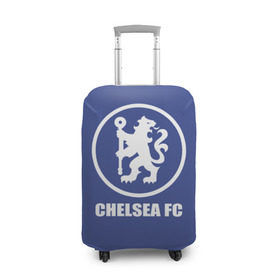 Чехол для чемодана 3D с принтом Chelsea FC в Курске, 86% полиэфир, 14% спандекс | двустороннее нанесение принта, прорези для ручек и колес | chelsea | англия | премьер лига | фанат | футбол | футболист | челси