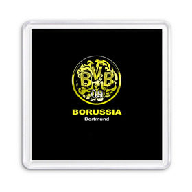 Магнит 55*55 с принтом Borussia Dortmund в Курске, Пластик | Размер: 65*65 мм; Размер печати: 55*55 мм | боруссия | дортмунд