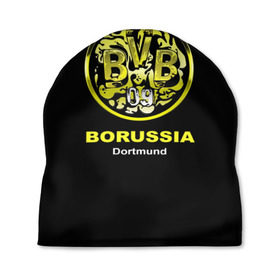 Шапка 3D с принтом Borussia Dortmund в Курске, 100% полиэстер | универсальный размер, печать по всей поверхности изделия | боруссия | дортмунд