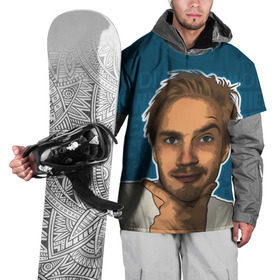 Накидка на куртку 3D с принтом Pew die pie в Курске, 100% полиэстер |  | Тематика изображения на принте: pewdiepie