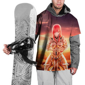 Накидка на куртку 3D с принтом Fairy Tail в Курске, 100% полиэстер |  | fairy tail | хвост феи