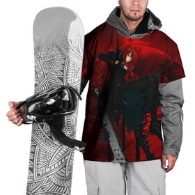 Накидка на куртку 3D с принтом Red в Курске, 100% полиэстер |  | Тематика изображения на принте: fairy tail | хвост феи