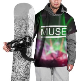 Накидка на куртку 3D с принтом Muse в Курске, 100% полиэстер |  | Тематика изображения на принте: 