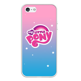 Чехол для iPhone 5/5S матовый с принтом My Little Pony в Курске, Силикон | Область печати: задняя сторона чехла, без боковых панелей | dash | rainbow