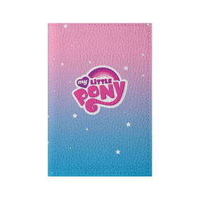 Обложка для паспорта матовая кожа с принтом My Little Pony в Курске, натуральная матовая кожа | размер 19,3 х 13,7 см; прозрачные пластиковые крепления | Тематика изображения на принте: dash | rainbow
