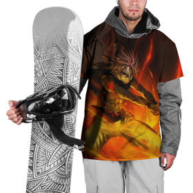 Накидка на куртку 3D с принтом Dragon natsu в Курске, 100% полиэстер |  | Тематика изображения на принте: fairy tail | хвост феи