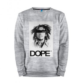 Мужской свитшот хлопок с принтом Bob Marley Dope в Курске, 100% хлопок |  | bobmarley | dope | fashion | swag | trend