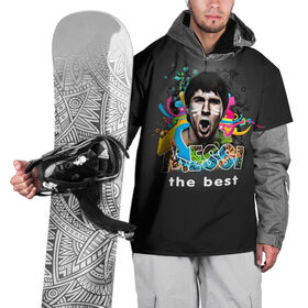 Накидка на куртку 3D с принтом Messi the best в Курске, 100% полиэстер |  | Тематика изображения на принте: 