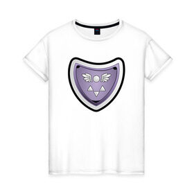 Женская футболка хлопок с принтом Руна Дельта в Курске, 100% хлопок | прямой крой, круглый вырез горловины, длина до линии бедер, слегка спущенное плечо | undertale | руна дельта